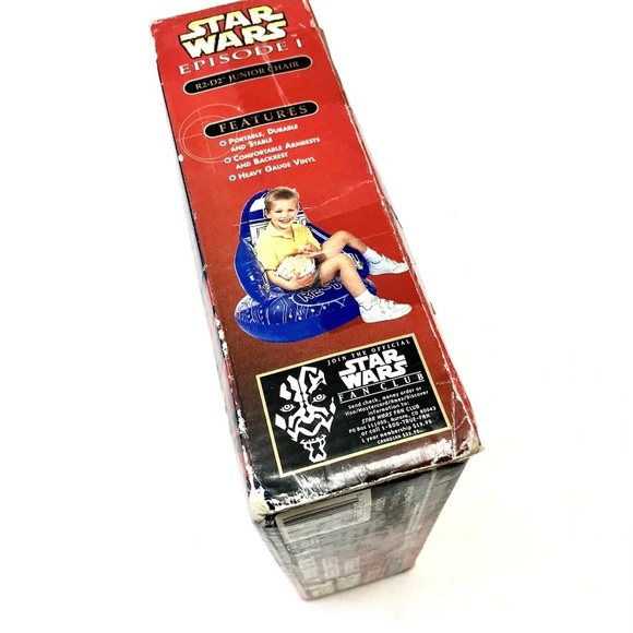 Star Wars Episode 1 R2-D2  Intex Children’s Blow-up Inflatable Junior Chair NIB - Picture 6 of 7